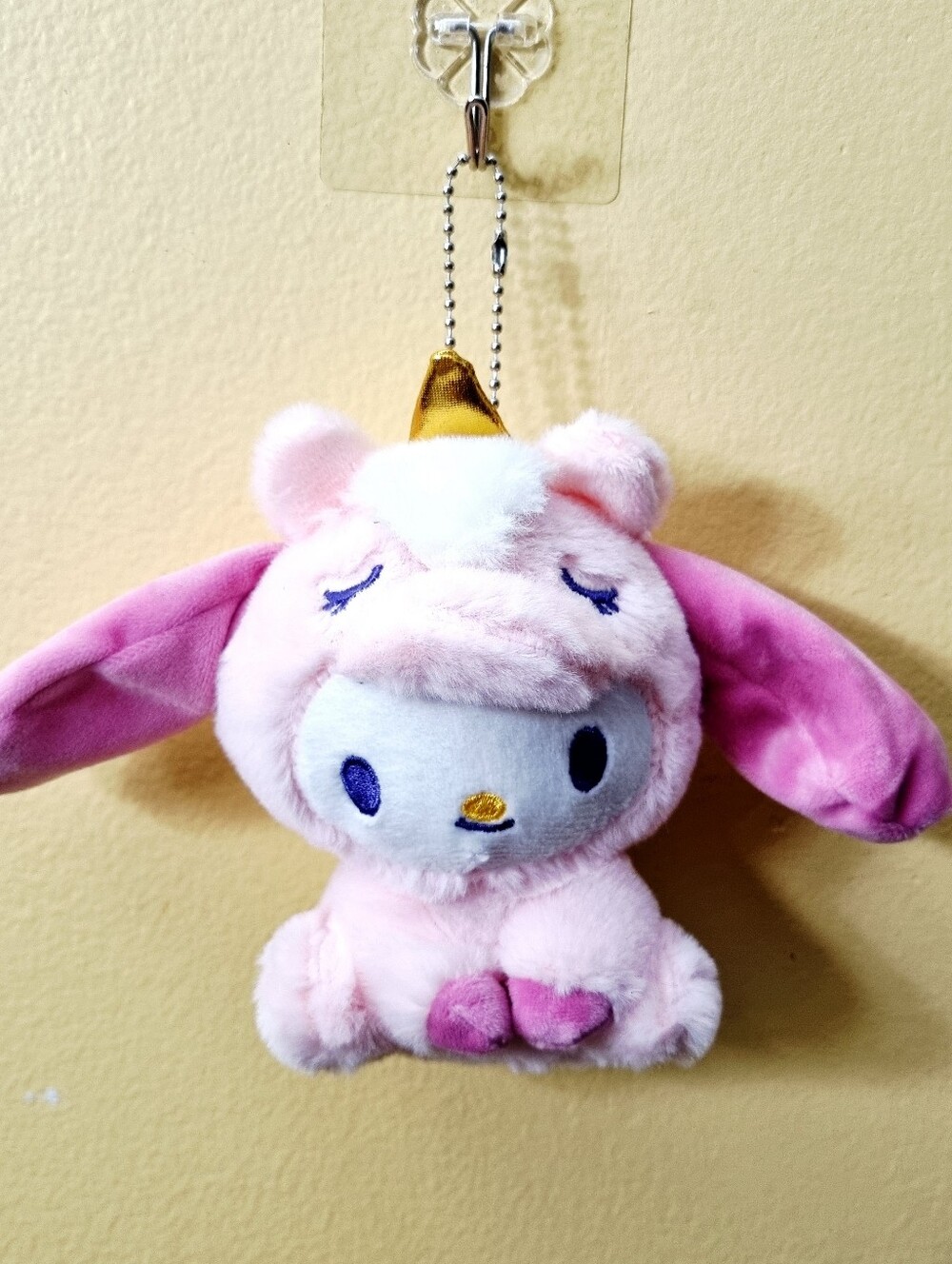 My Melody Kids Bag Clip-On Keychain Soft Plush Stuffed Animal Plushies T…